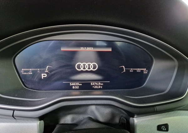 Audi A5 cena 179500 przebieg: 67250, rok produkcji 2020 z Gniewkowo małe 92